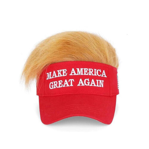 2024 Maga Hat Cap Donald Trump Cap με χρυσή περούκα που κάνει την Αμερική ξανά σπουδαία