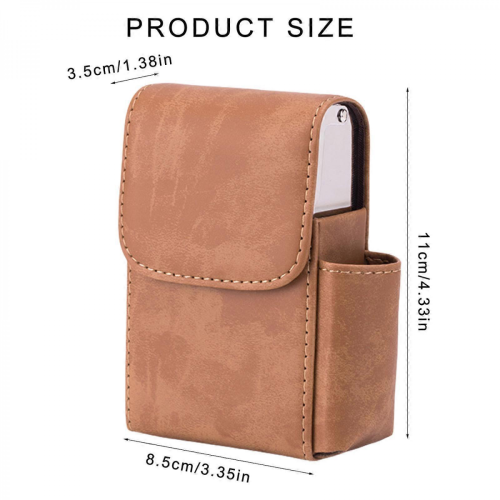 Κομψή θήκη τσιγάρων με θήκη για αναπτήρες, unisex θήκη τσιγάρων συμβατή τόσο με ά 2