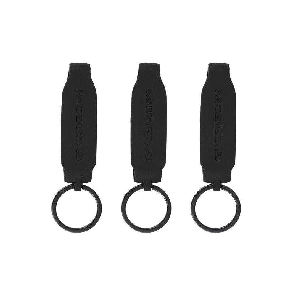 3X Key Fob Cover For Tesla Model S, Silicone Car Key Cover Shell Protector Case Holder For Tesla S Accessories (Model S) 6132964748927