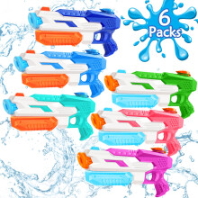 6 Pack Super Water Gun for Summer Swimming Pool 600cc