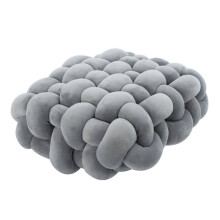 Light Grey Throw Pillow for Kids Room Sofa Bedroom Living Room Office Decor