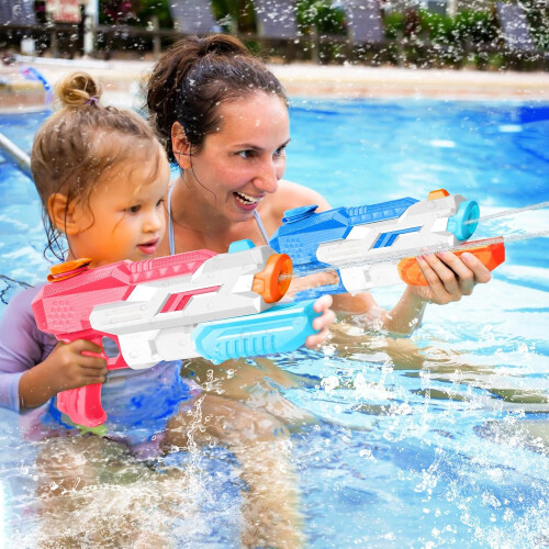 6 Pack Super Water Gun for Summer Swimming Pool 600cc 1