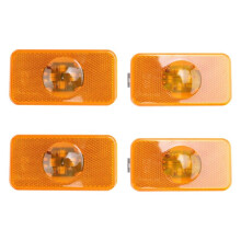 4pcs 24V LED Side Truck Signal Side Lights for FH FM FL Truck Lights Amber Part Number 20789440