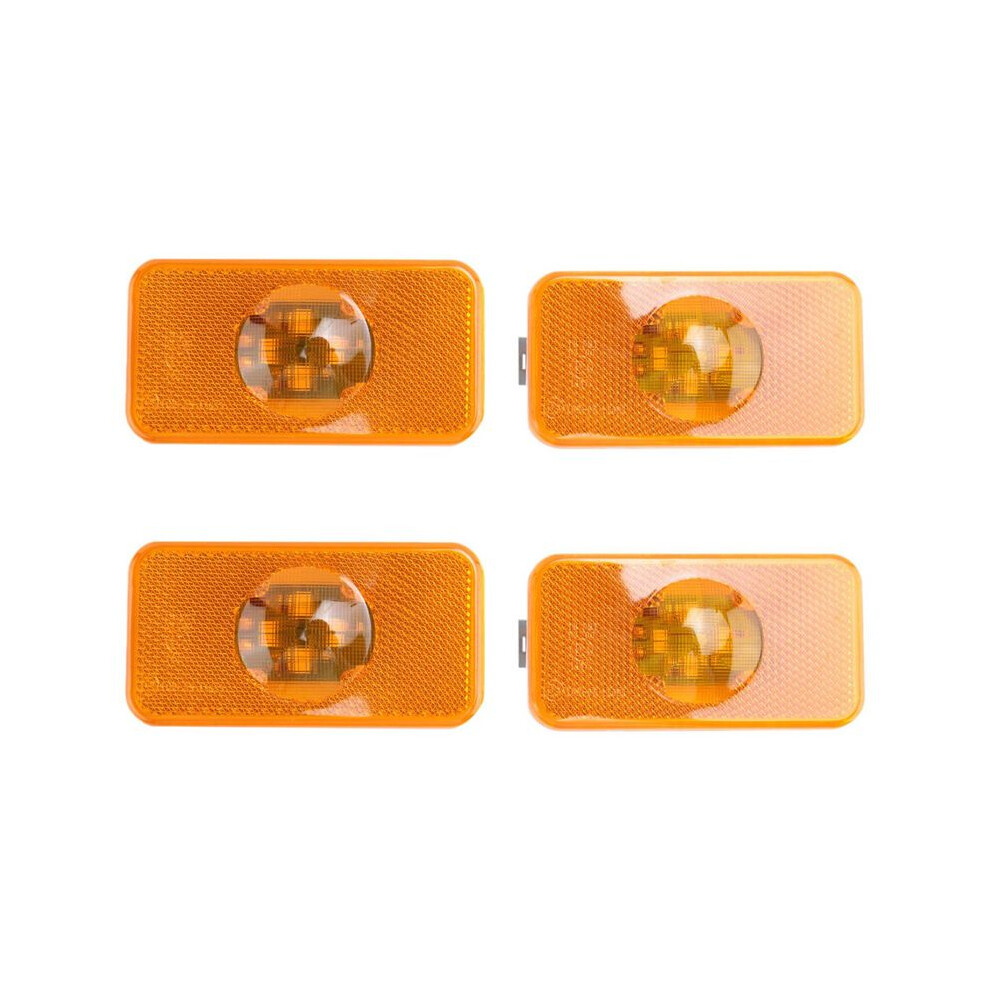 4Pcs 24V Led Side Marker Truck Signal Side Lights For Volvo Fh Fm Fl Truck Lights Part Number 20789440 Amber 6131032343323