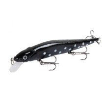 1pc 115mm/14g Crankbait Wobbler 3D eyes perch lure pike carp floating lure (Size:10)