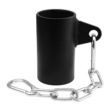 Barbell Handle Portafilter Barbell Attachment with Eyelet TBar Row Disc Plate Post Landmine Attachment for TBar Barbell