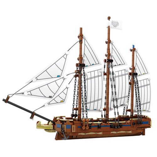 Set Ship Building Kit for Home Decor and Fun Toy Gift