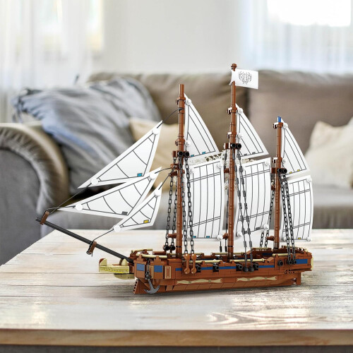 Set Ship Building Kit for Home Decor and Fun Toy Gift 2