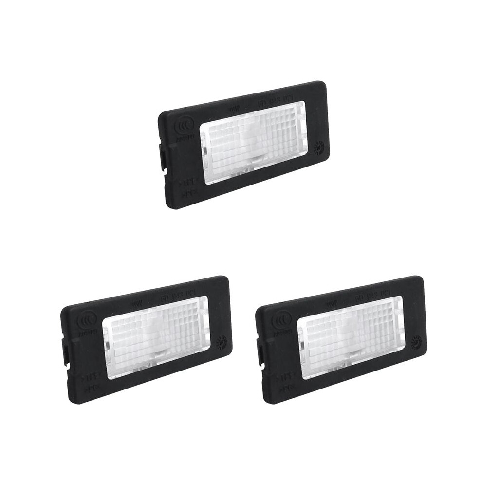3X Halogen License Plate Lighting For Passat B6 B7 Jetta Mk6 Tiguan Touran Sharan Golf Plus Seat Alhambra 5N0943021 4711619216503