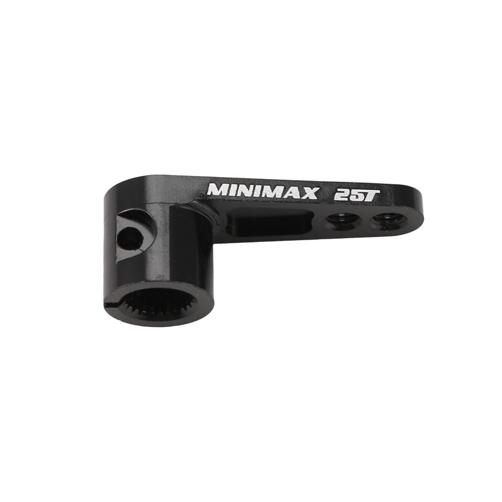 Cnc Aluminum 25T Servo Horn Steering Arms For Traxxas Trx4 Rc Crawler Truck, Black 6131407745004