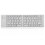 Teclado Bluetooth dobrável com touchpad, tamanho normal, ultrafino, de bolso, para tablets e laptops Android, Windows e iOS - Compatível com 2