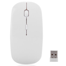 Trådløs Bluetooth-mus, genopladelig, bærbar mus med justerbare DPI-niveauer, lydløs, slank brug, til Mac Windows-enheder, bærbar, ergonomisk