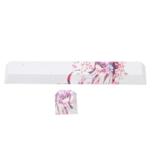 Set di tasti per tastiera meccanica con stampa a sublimazione, tasti con motivi carini, colori vivaci e design tinto su cinque lati, tasti in PBT