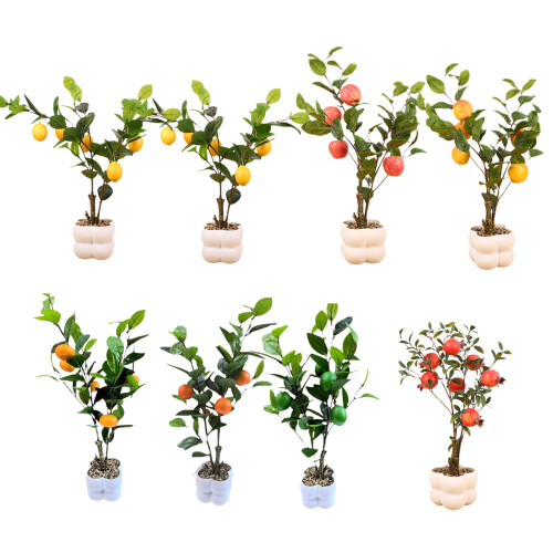 Realistic Fruit Tree Sculpture for Home Decoration-lime tree 1