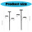 Practical 3 Layer Candelabra Tree Toppers Black Christmas-60cm 3