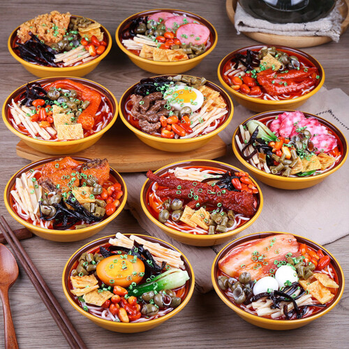 Realistic Noodles Rice Bowl Molds Artificial Realistic-08 2