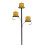 Practical 3 Layer Candelabra Tree Toppers Black Christmas-60cm 7