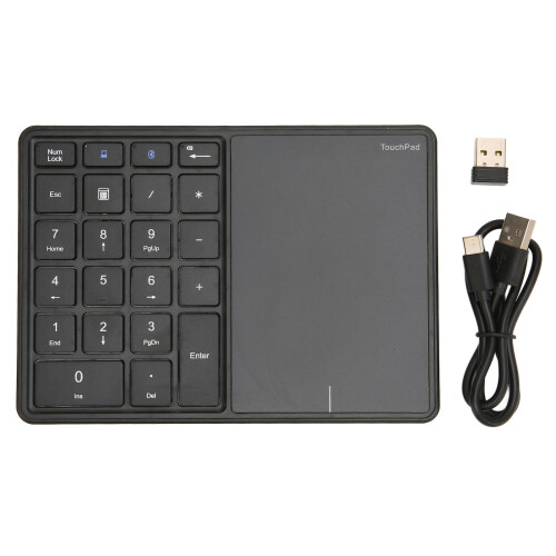 Numeric Keypad With Touchpad, Flexible Silicone Heater Wireless 22 Keys ...