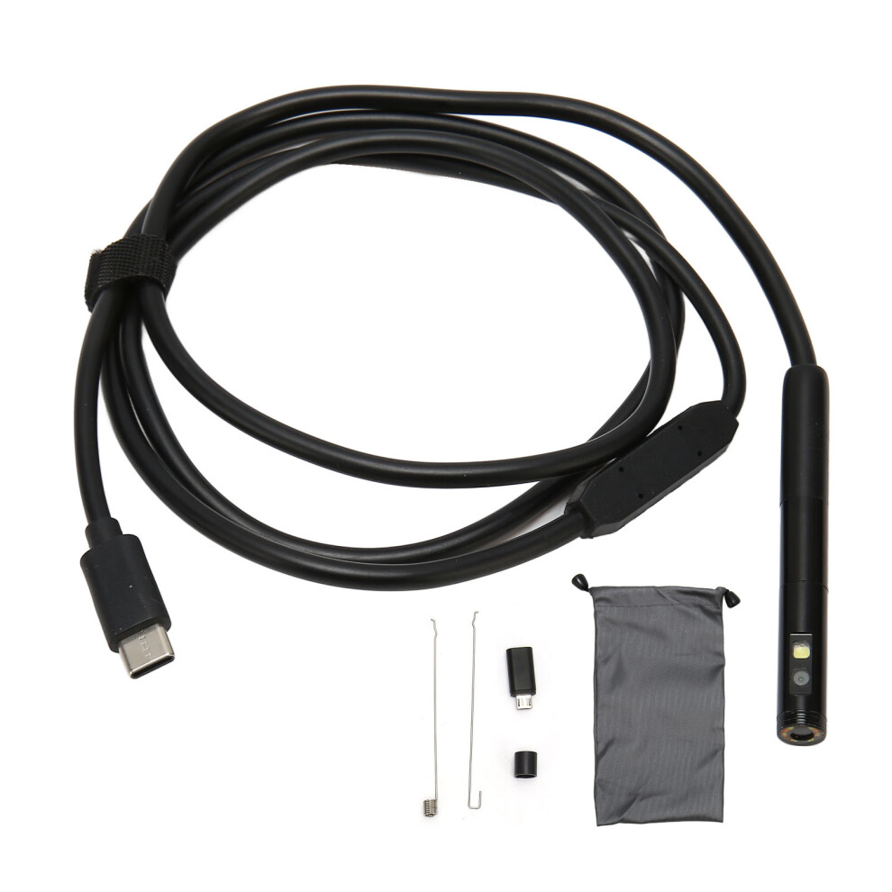 Adjustable Led S Endoscope Camera Flexible Cable Design For Narrow Place Inspection Real Time Imaging Waterproof Snake Camera Built In Light 9420858936411