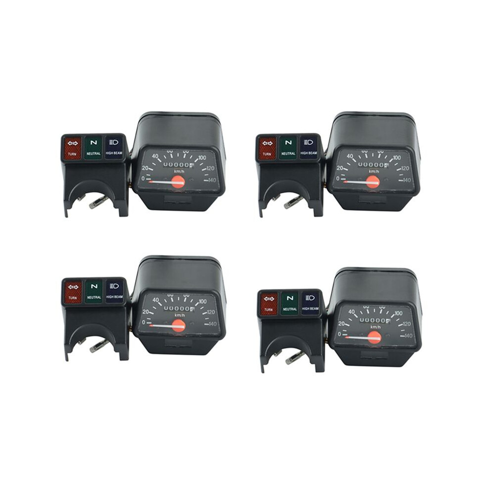 4X Motorcycle Speedometer Instrument Assembly Odometer Tachometer Gauges For Yamaha Xt225 4711607097626