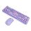 Wireless Keyboard Mouse Combo Retro Typewriter Style, Compact68Keys2.4G Wireless Connection Ergonomic Design for PC Laptop Mac Compatible with Wind 6