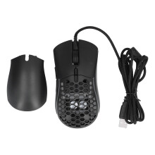 Sidepaneler til musen, udskiftning, gamingmus, ergonomisk design, skridsikkert plug-and-play med RGB-lyseffekter, museskal til brugerdefinerbar