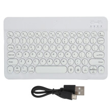 Méarchlár Bluetooth le haghaidh iPad, iPhone, Samsung, Táibléad, Méarchlár Gan Sreang In-athluchtaithe Ultra-Chaol le Soilsiú Cúlra LED agus