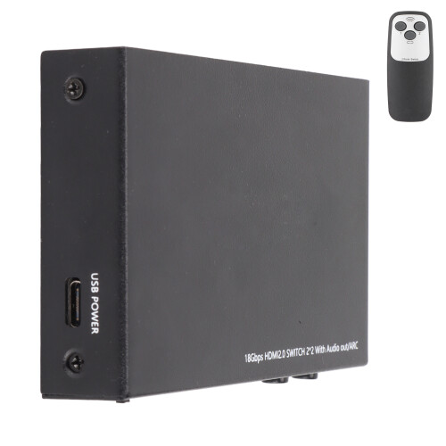Ομοαξονικός μετατροπέας HDMI Εξαγωγή ήχου Ψηφιακή οπτική έξοδος 4K HD Ρυθμίσεις EDID 1