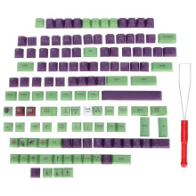Tasti stampati a sublimazione per tastiera meccanica, profilo Cherry, plastica PBT spessa, design ergonomico, tasti con gradiente di colore non