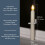 6 Pcs Stripped Window Candles for Christmas Decorations 4