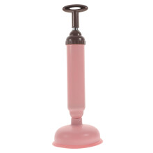 Pressure Toilet Plunger with Sink Adapter for Unclogging Drains and Removing Limescale
