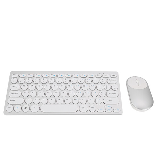 Combinazione tastiera e mouse wireless, USB e ricevitore Type-C2 in 1. Tastiera e mouse wireless di dimensioni standard per Windows, Mac, laptop e PC 1