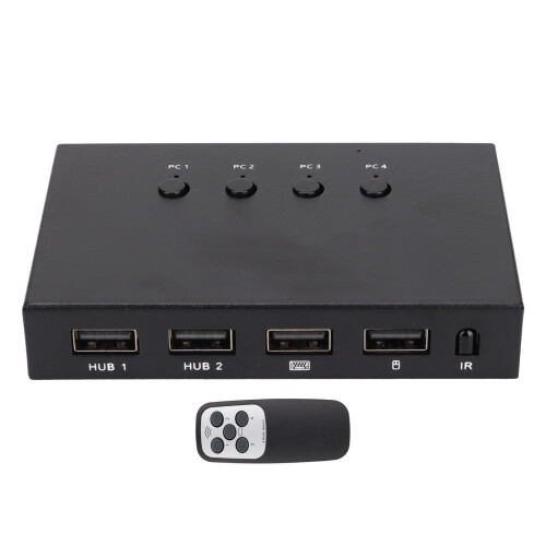 Τηλεχειριζόμενος διακόπτης HDMI με υπέρυθρες, ανάλυση 4K και υποστήριξη HDR10, 1