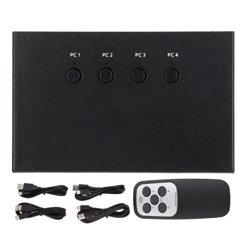Τηλεχειριζόμενος διακόπτης HDMI με υπέρυθρες, ανάλυση 4K και υποστήριξη HDR10,