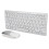Combinazione tastiera e mouse wireless, USB e ricevitore Type-C2 in 1. Tastiera e mouse wireless di dimensioni standard per Windows, Mac, laptop e PC 4