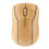 Conjunto de teclado e mouse sem fio em madeira de bambu, design ecológico com conexão de 2,4 GHz para Windows, Mac, Linux, Android e iOS, 8