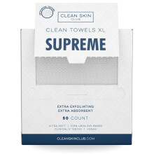 50 Count Supreme Ultra Soft Towels for Makeup Remover Dry Wipes Eczema Association Accepted XL Size