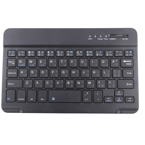 Πληκτρολόγιο Bluetooth για iPad, iPhone, Samsung, Tablet, Smartphone, εξαιρετικά λεπτό επαναφορτιζόμενο