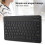 Teclado Bluetooth sem fio ultrafino, portátil e universal, compatível com iPad, Android e Windows. Design ergonômico, digitação silenciosa e 7