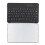 Πληκτρολόγιο Bluetooth για iPad, iPhone, Samsung, Tablet, Smartphone, εξαιρετικά λεπτό επαναφορτιζόμενο 6