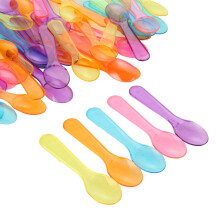 1000 PCS Colored Disposable Mini Tasting Spoons for Tasting Ice Cream 3 Inch