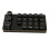 Clavier mécanique multifonction programmable à une main avec macros, pavé numérique programmable DIY avec molette ajustable, interrupteurs bleus 4