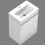 AICA Vanity Unit with Ceramic Basin 600mm Freestanding Base Cabinet Storage Gloss White 3