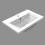 AICA Vanity Unit with Ceramic Basin 600mm Freestanding Base Cabinet Storage Gloss White 4