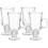 4 Pack Clear Glass Irish Coffee Mugs for Bars 8oz 1