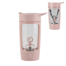 1 Bottle Electric Protein Shaker Bottle Auto Mixing for Coffee 22oz
