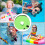 Back Float Swim Trainer, Adjustable, Secure Fit, Comfortable EVA Material, Green 4