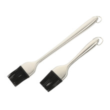 Stainless Steel Silicone Grill Basting Brush for Home Outdoor Cooking