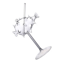 Fish Shape Champagne Glass Bar Cocktail Glass for Party Clear Juice Bowl