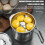 Stainless Steel Egg Separator Handle Separator With Lid Large-Capacity Cup For Multiple Eggs Large 5